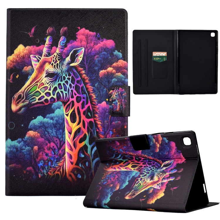 For Samsung Galaxy Tab A 10.1 T510 Coloured Drawing Leather Tablet Case