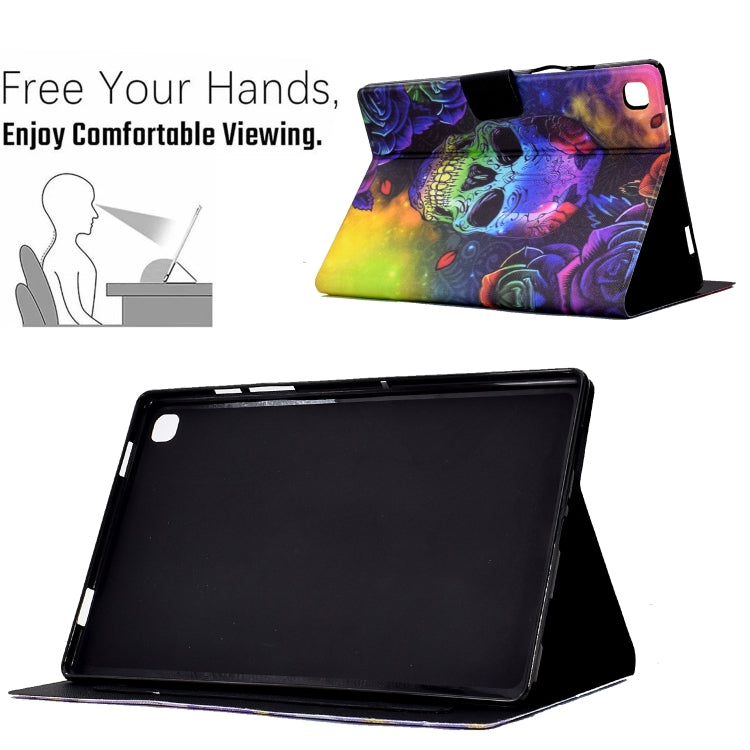 For Samsung Galaxy Tab A 10.1 T510 Coloured Drawing Leather Tablet Case