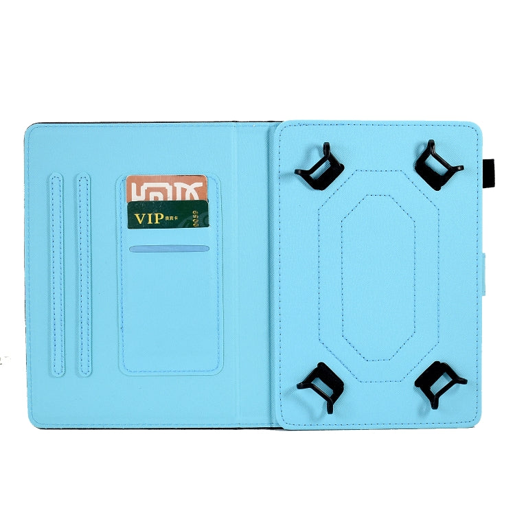 For 8 inch Coloured Drawing Leather Tablet Case