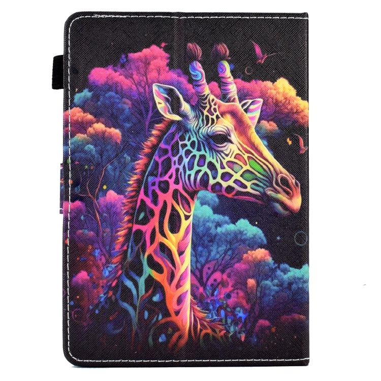 For 8 inch Coloured Drawing Leather Tablet Case
