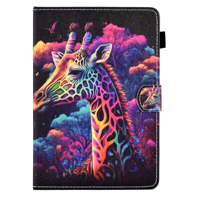 For 10 inch Coloured Drawing Leather Tablet Case