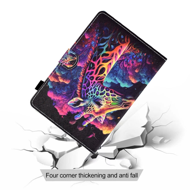 For 10 inch Coloured Drawing Leather Tablet Case