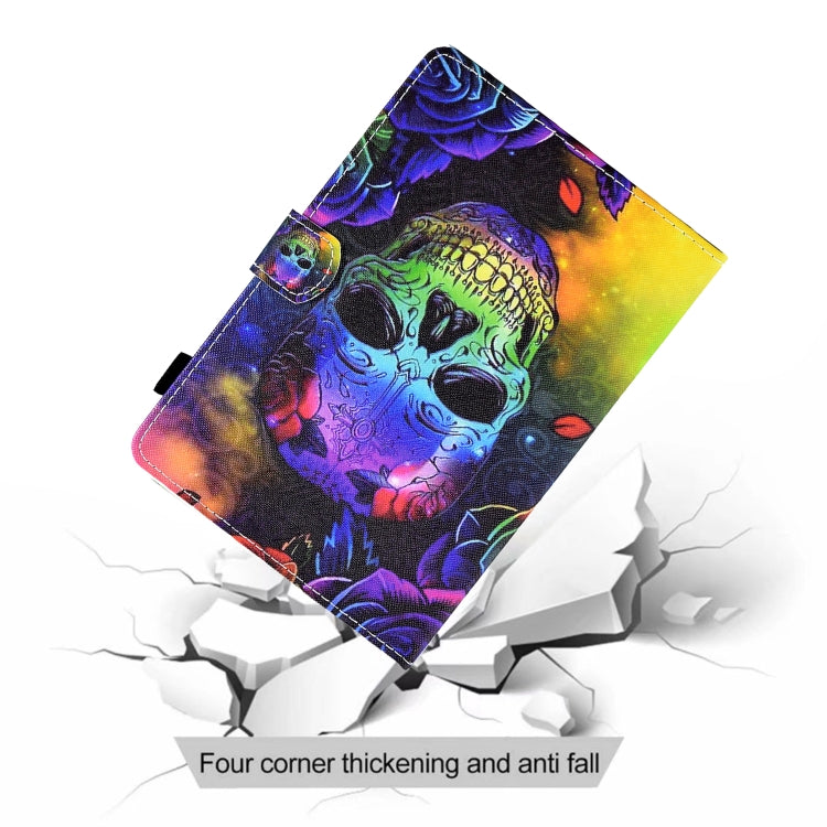 For 10 inch Coloured Drawing Leather Tablet Case