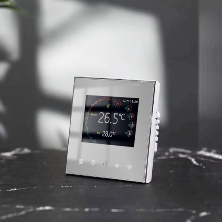 BHT-2002GBLM 220V Smart Home Heating Thermostat Electric Heating WiFi Thermostat with External Sensor Wire