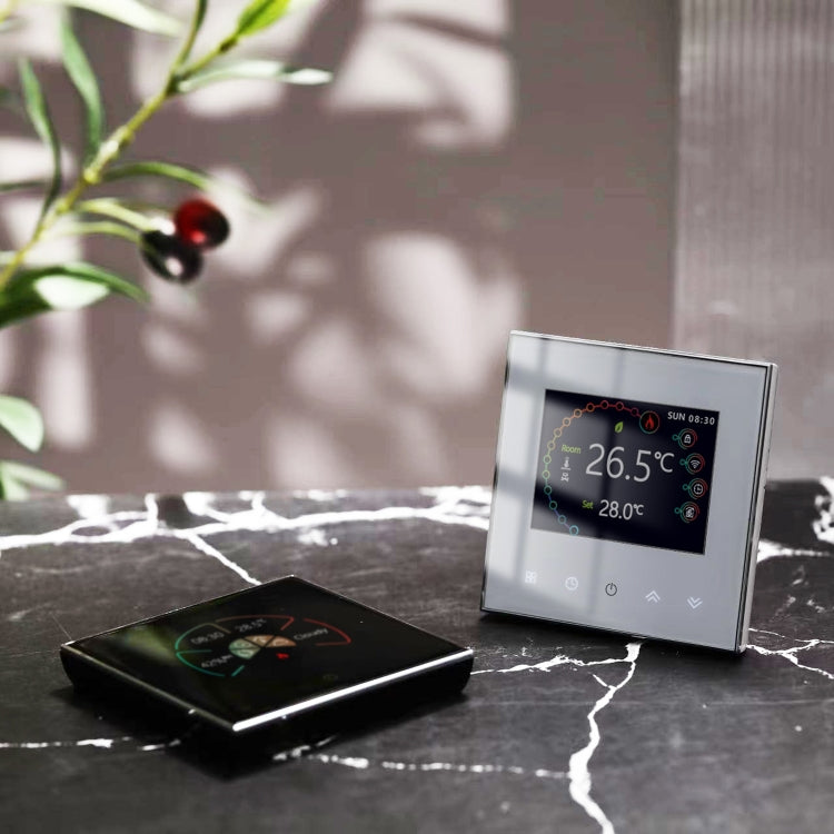BHT-2002GBLM 220V Smart Home Heating Thermostat Electric Heating WiFi Thermostat with External Sensor Wire