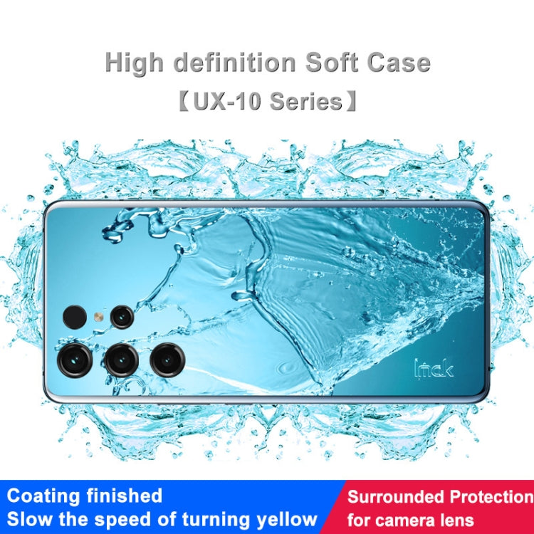 For Samsung Galaxy S23 Ultra 5G IMAK UX-10 Series Transparent Shockproof TPU Phone Case