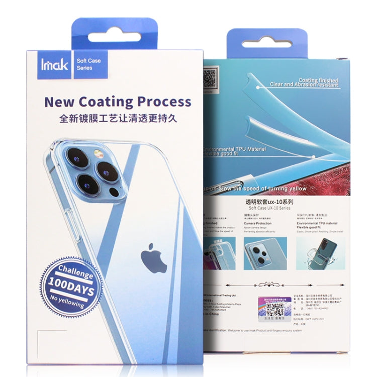 For Samsung Galaxy S23 Ultra 5G IMAK UX-10 Series Transparent Shockproof TPU Phone Case