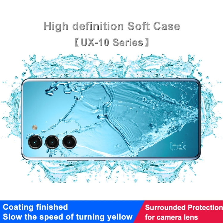 For Samsung Galaxy S23+ 5G IMAK UX-10 Series Transparent Shockproof TPU Phone Case