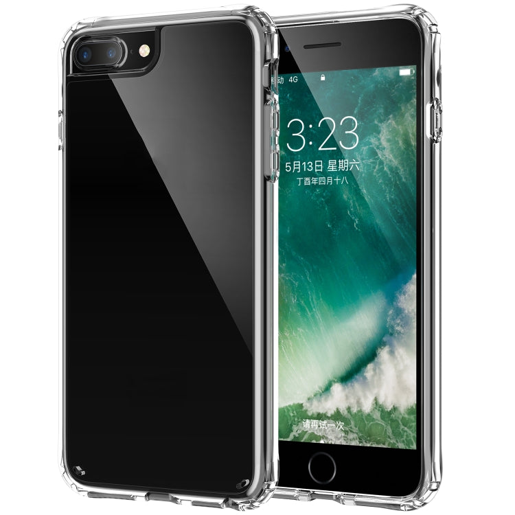 For iPhone 6 Plus / 6s Plus / 7 Plus / 8 Plus Shockproof Thickening Acrylic Protective Case(Transparent)