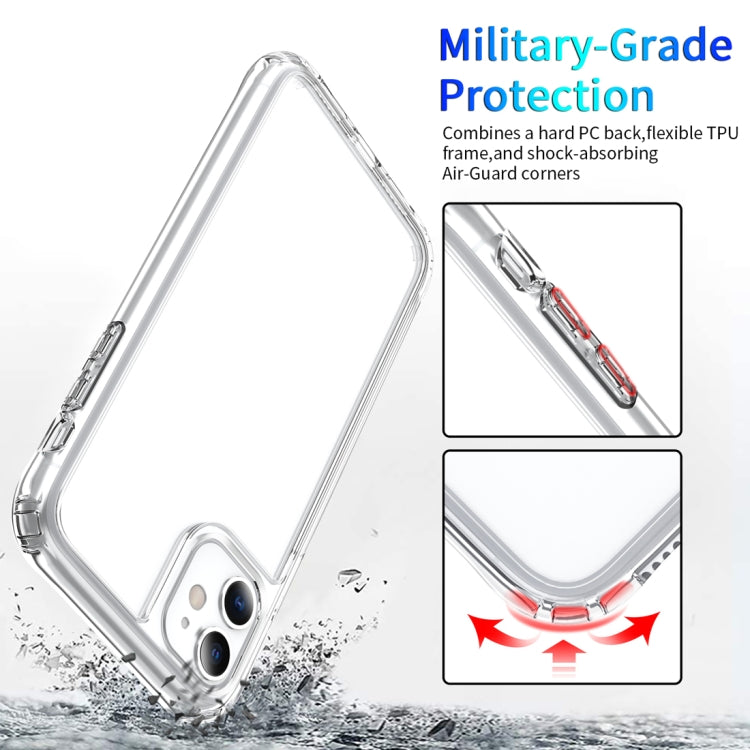 For iPhone 11 Pro Shockproof Thickening Acrylic Protective Case(Transparent)