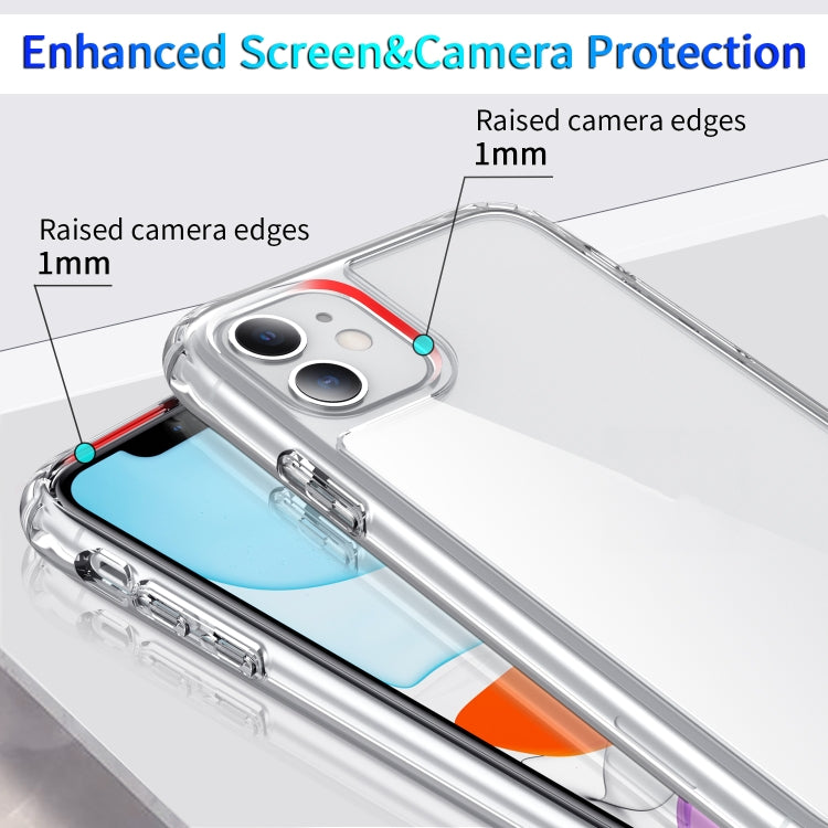 For iPhone 11 Pro Max Shockproof Thickening Acrylic Protective Case(Transparent)