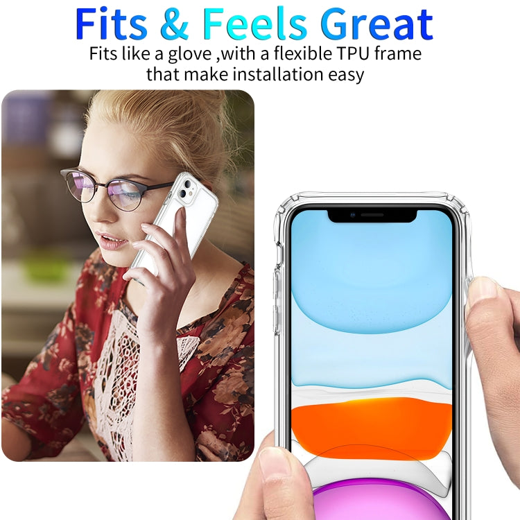 For iPhone 11 Pro Max Shockproof Thickening Acrylic Protective Case(Transparent)