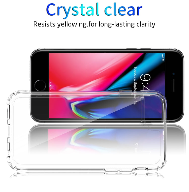 For iPhone SE 2022 / SE 2020 / 8 / 7 Shockproof Thickening Acrylic Protective Case(Transparent)