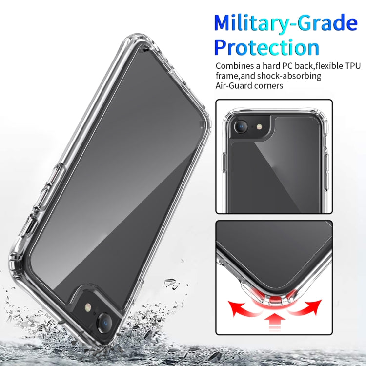 For iPhone SE 2022 / SE 2020 / 8 / 7 Shockproof Thickening Acrylic Protective Case(Transparent)
