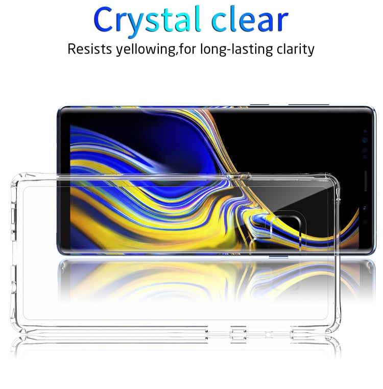 For Galaxy Note 9 Shockproof Thickening Acrylic Protective Case(Transparent)