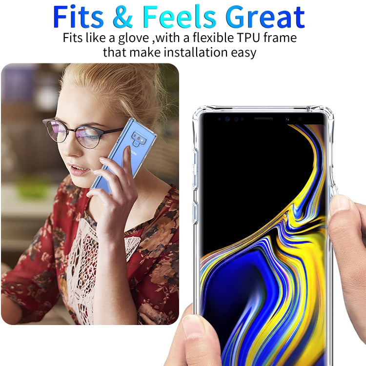 For Galaxy Note 9 Shockproof Thickening Acrylic Protective Case(Transparent)