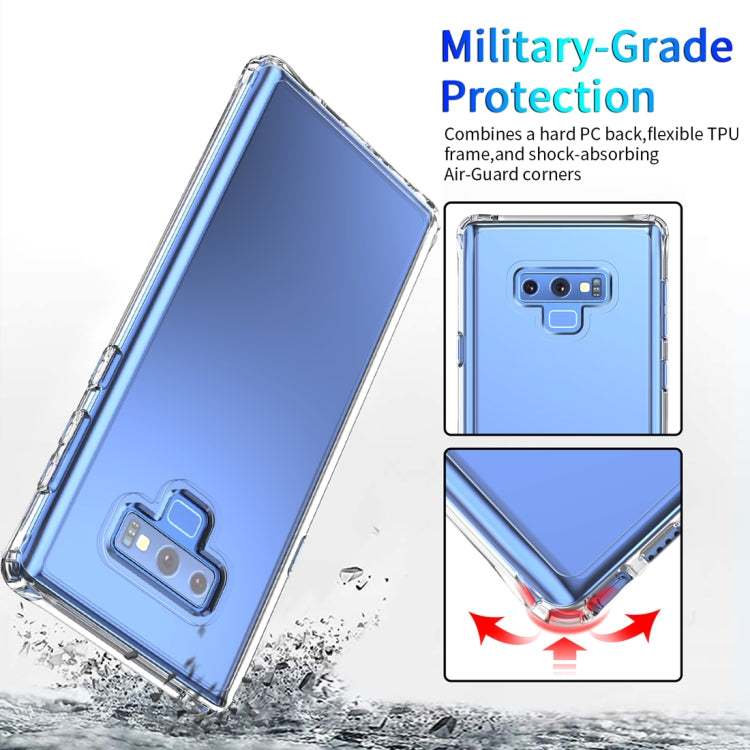 For Galaxy Note 9 Shockproof Thickening Acrylic Protective Case(Transparent)