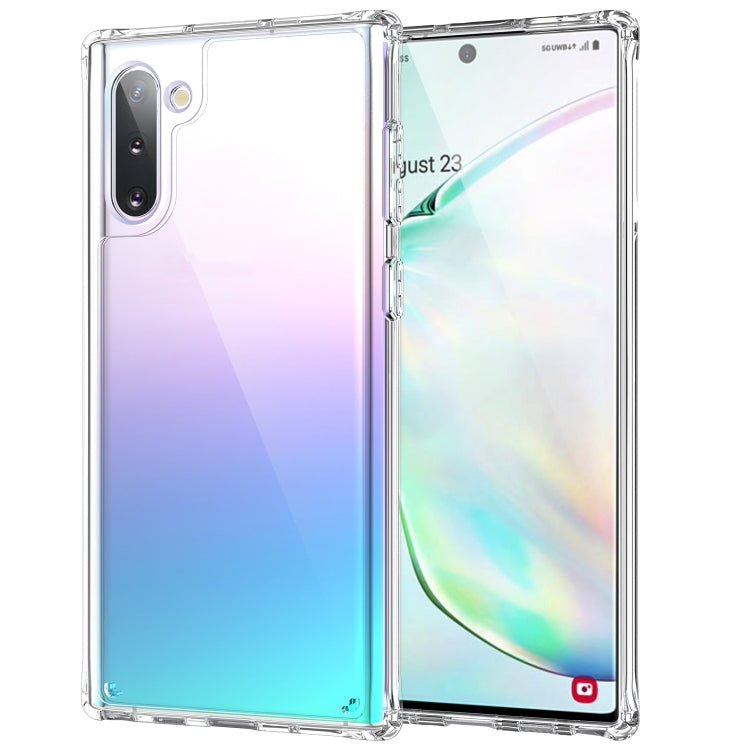 For Galaxy Note 10+ Shockproof Thickening Acrylic Protective Case(Transparent)