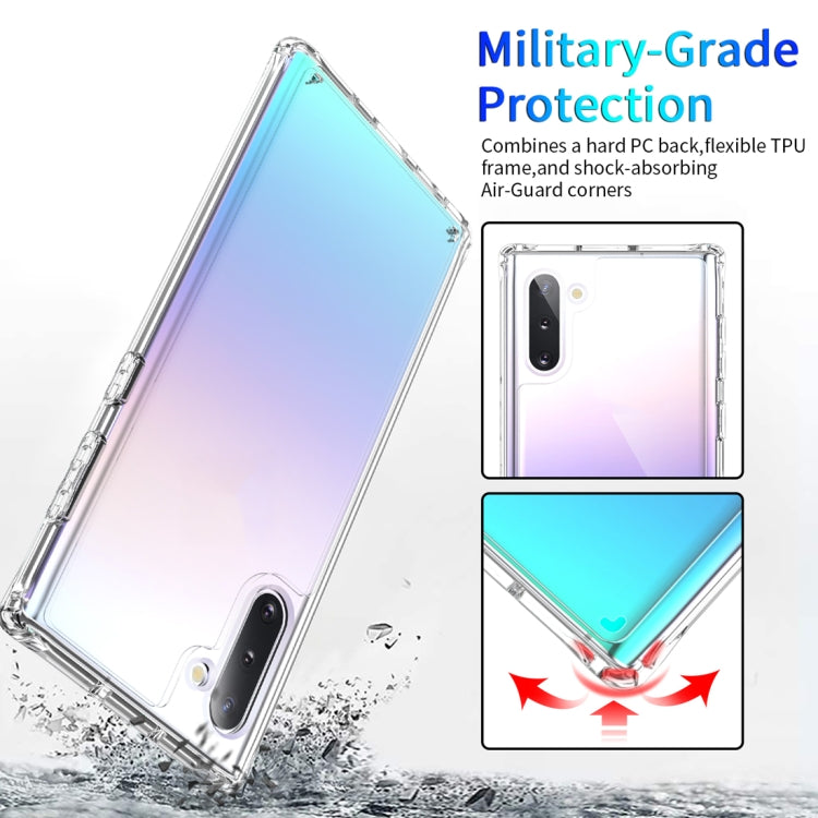 For Galaxy Note 10+ Shockproof Thickening Acrylic Protective Case(Transparent)
