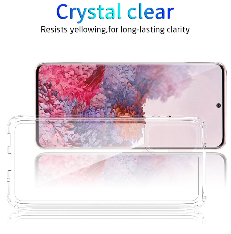 For Galaxy S20+ Shockproof Thickening Acrylic Protective Case(Transparent)