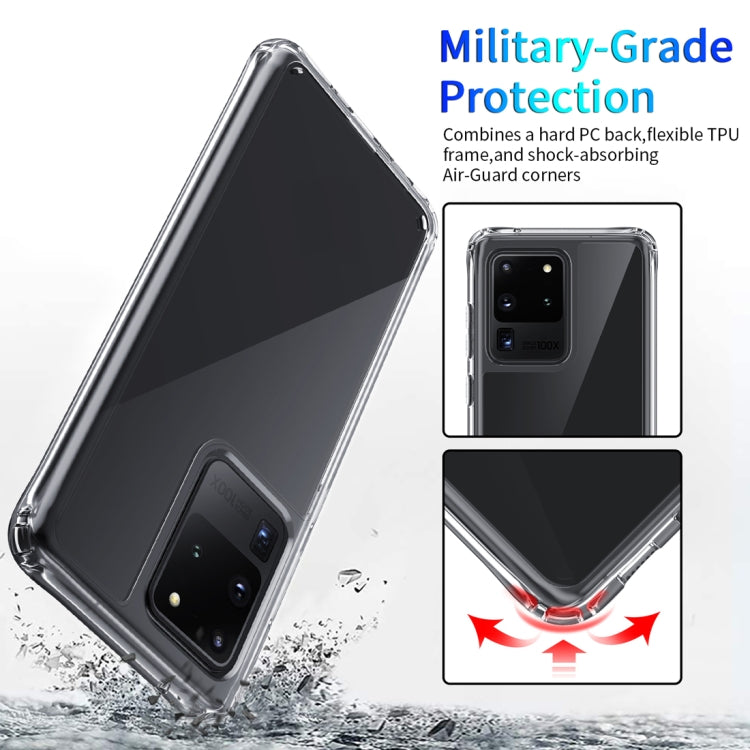 For Galaxy S20 Ultra Shockproof Thickening Acrylic Protective Case(Transparent)