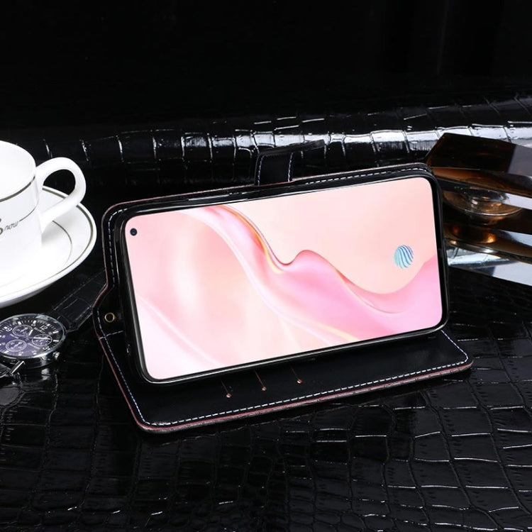 For Vivo X30 idewei Crocodile Texture Horizontal Flip Leather Case with Holder & Card Slots & Wallet