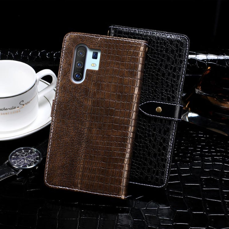For Vivo X30 Pro idewei Crocodile Texture Horizontal Flip Leather Case with Holder & Card Slots & Wallet