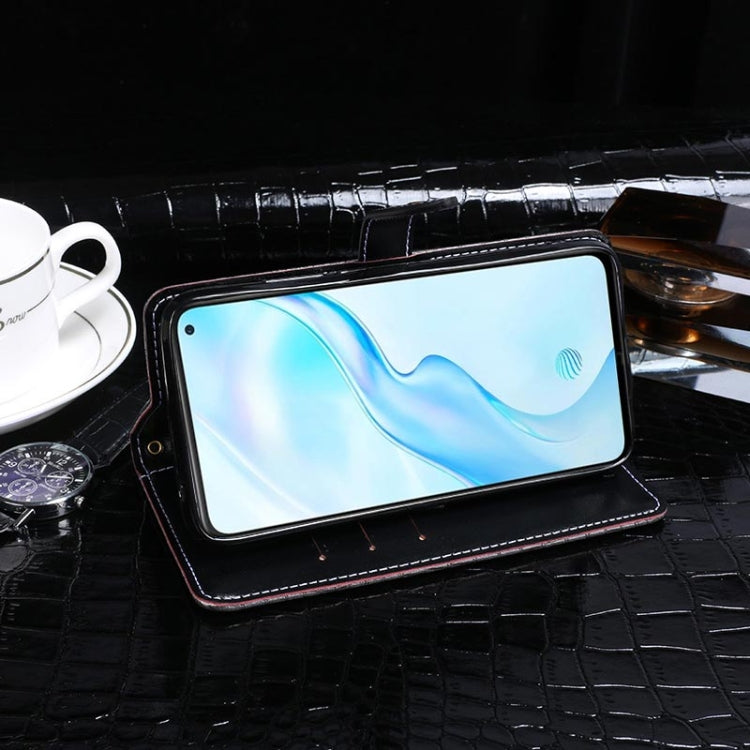 For Vivo X30 Pro idewei Crocodile Texture Horizontal Flip Leather Case with Holder & Card Slots & Wallet