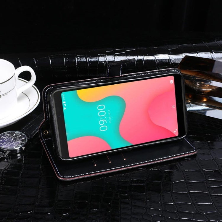 For Wiko Y60 idewei Crocodile Texture Horizontal Flip Leather Case with Holder & Card Slots & Wallet