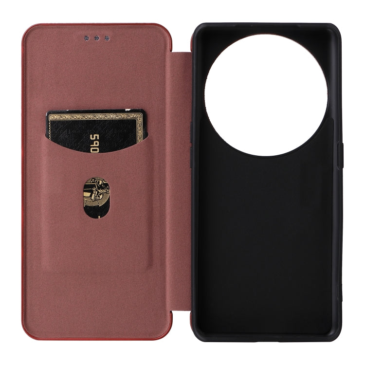 For OPPO Find X6 Carbon Fiber Texture Flip Leather Phone Case