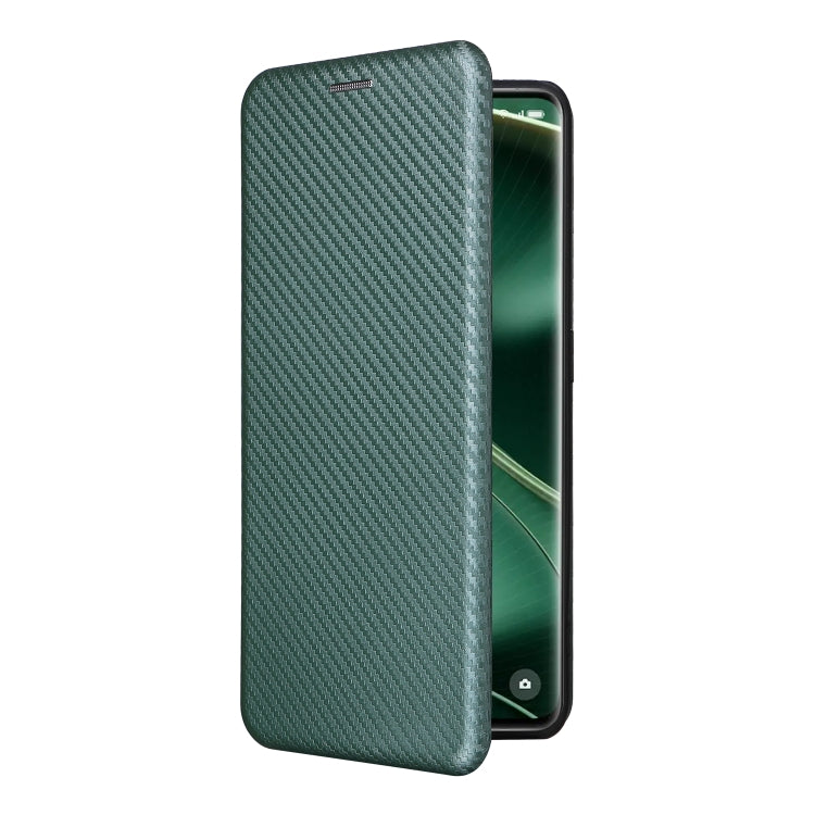 For OPPO Find X6 Carbon Fiber Texture Flip Leather Phone Case