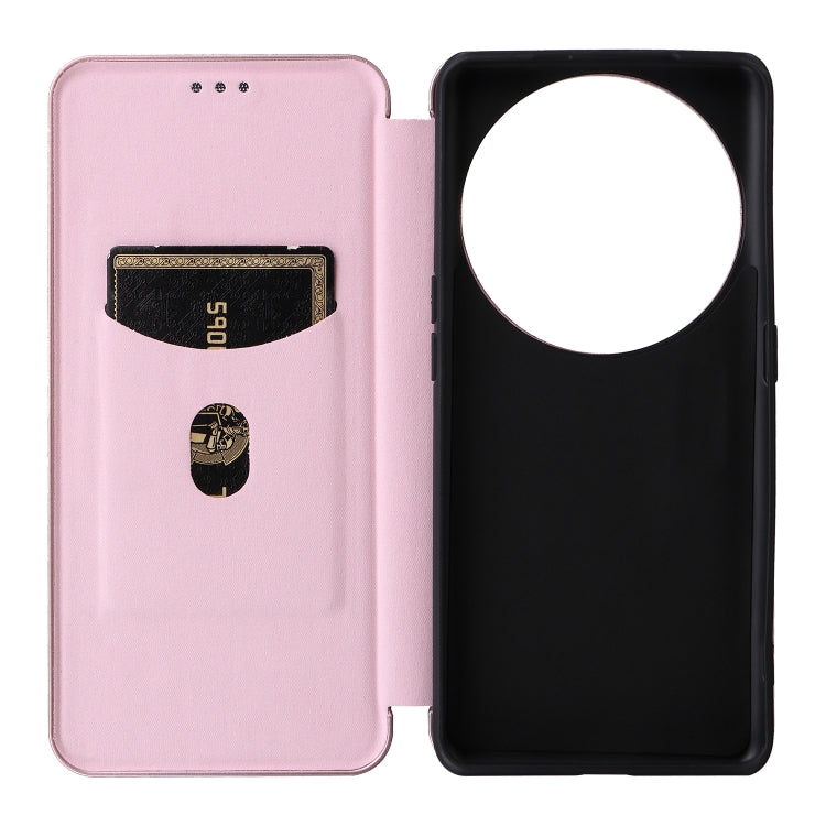 For OPPO Find X6 Pro 5G Carbon Fiber Texture Flip Leather Phone Case