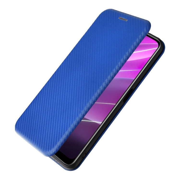 For Realme V30 / V30T Carbon Fiber Texture Flip Leather Phone Case