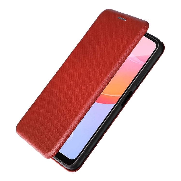 For Blackview A85 Carbon Fiber Texture Flip Leather Phone Case
