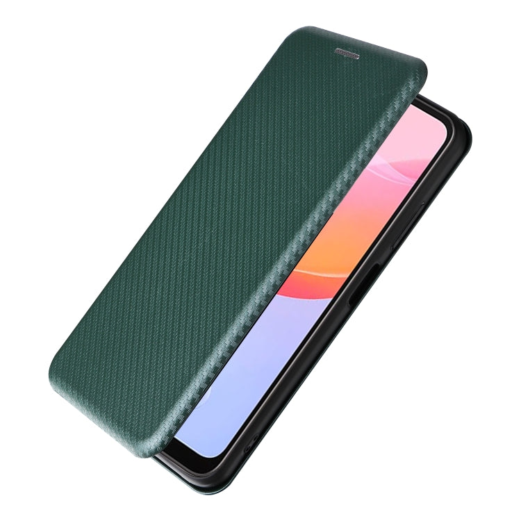 For Blackview A85 Carbon Fiber Texture Flip Leather Phone Case