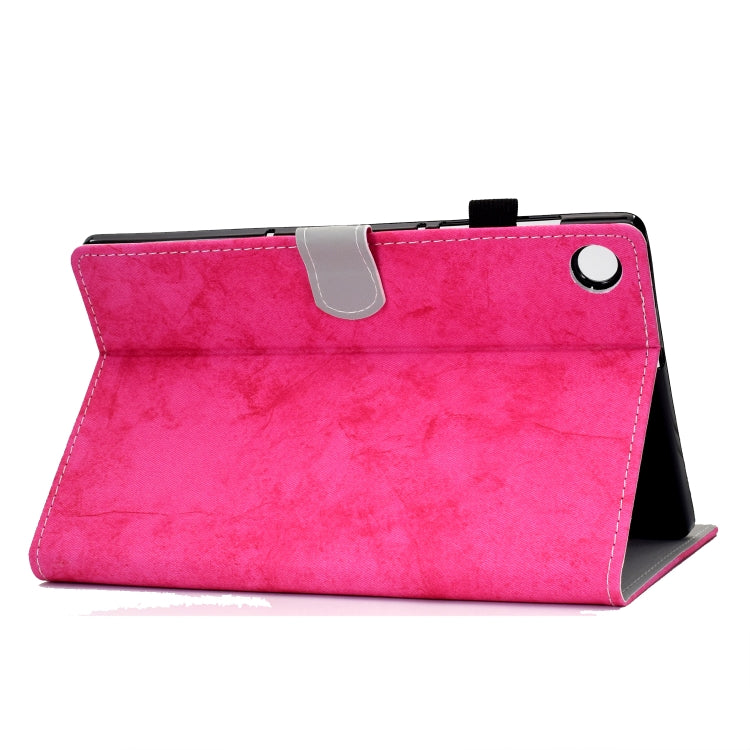 For Huawei MatePad SE Marble Style Cloth Texture PU Tablet Protective Case