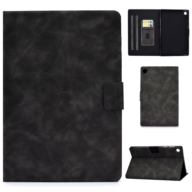 For Huawei MatePad SE Cowhide Texture Horizontal Flip Tablet Leather Case
