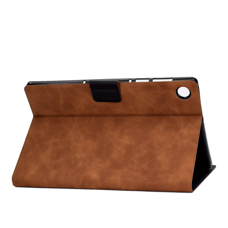 For Huawei MatePad SE Cowhide Texture Horizontal Flip Tablet Leather Case