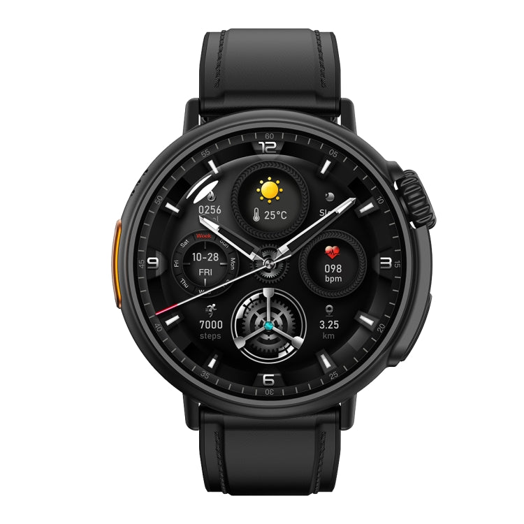MT30 1.6 inch HD Screen Leather Strap Smart Watch Supports Voice Calls/Blood Oxygen Monitoring
