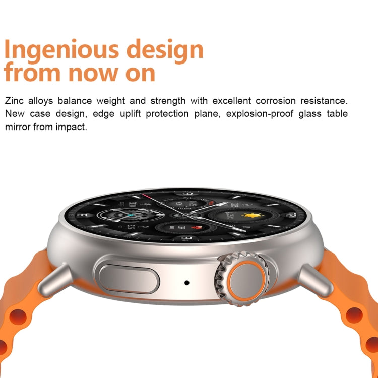 MT30 1.6 inch HD Screen Leather Strap Smart Watch Supports Voice Calls/Blood Oxygen Monitoring