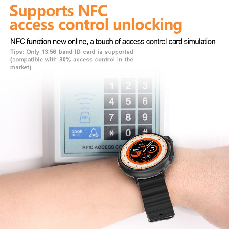 MT30 1.6 inch HD Screen Leather Strap Smart Watch Supports Voice Calls/Blood Oxygen Monitoring
