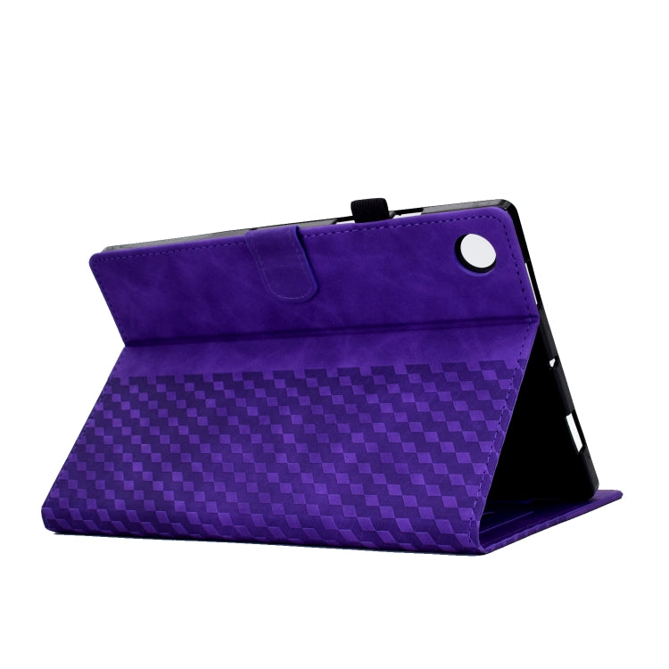 For Huawei MatePad SE Rhombus Embossed Leather Tablet Case