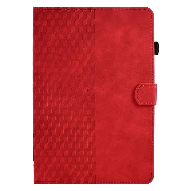 For Huawei MatePad SE Rhombus Embossed Leather Tablet Case