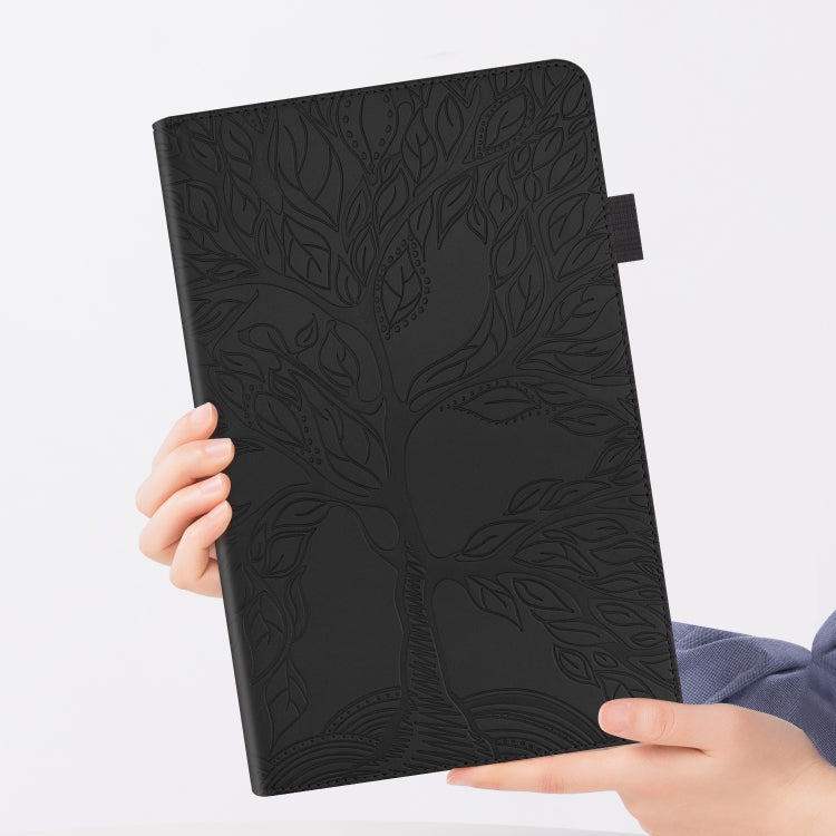 For Huawei Matepad SE 10.4 2022 Life Tree Embossed Flip Leather Tablet Case