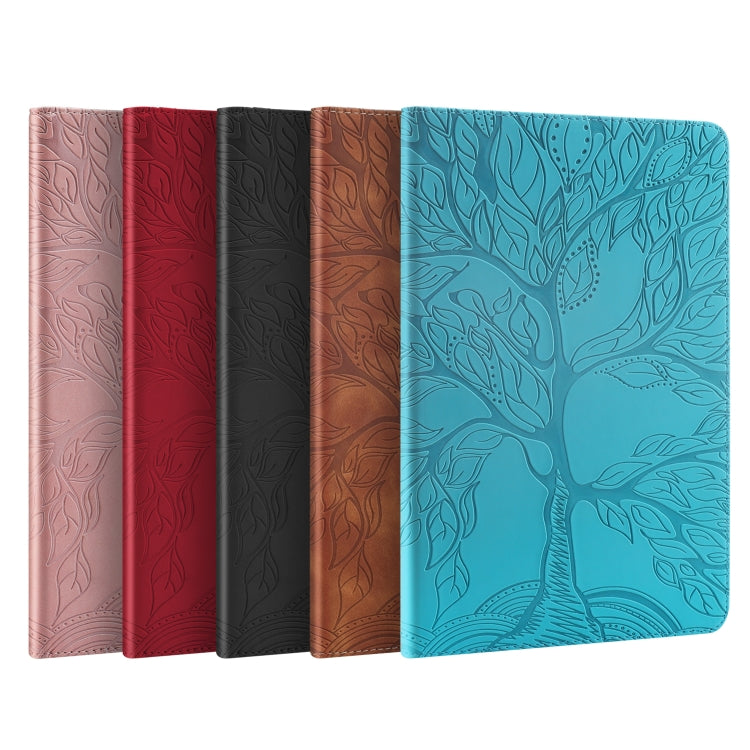 For Huawei Matepad SE 10.4 2022 Life Tree Embossed Flip Leather Tablet Case