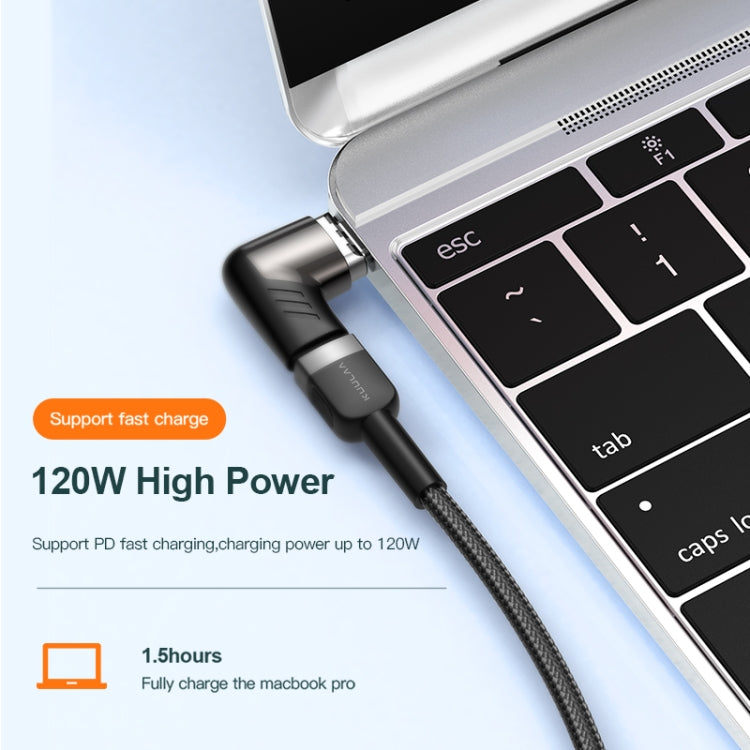 KUULAA KL-O139 120W Type-C Zinc Alloy Magnetic Suction Adapter