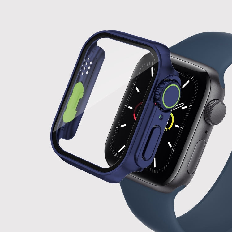 For Apple Watch Series 8 & 7 41mm Film PC Watch Case with Detachable Button