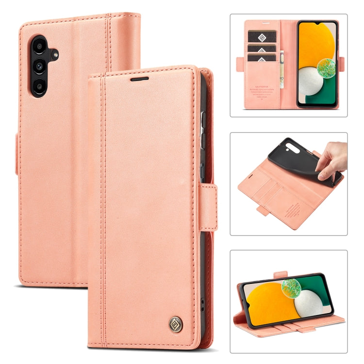 For Samsung Galaxy A34 5G LC.IMEEKE Skin-friendly Card Slots Leather Phone Case