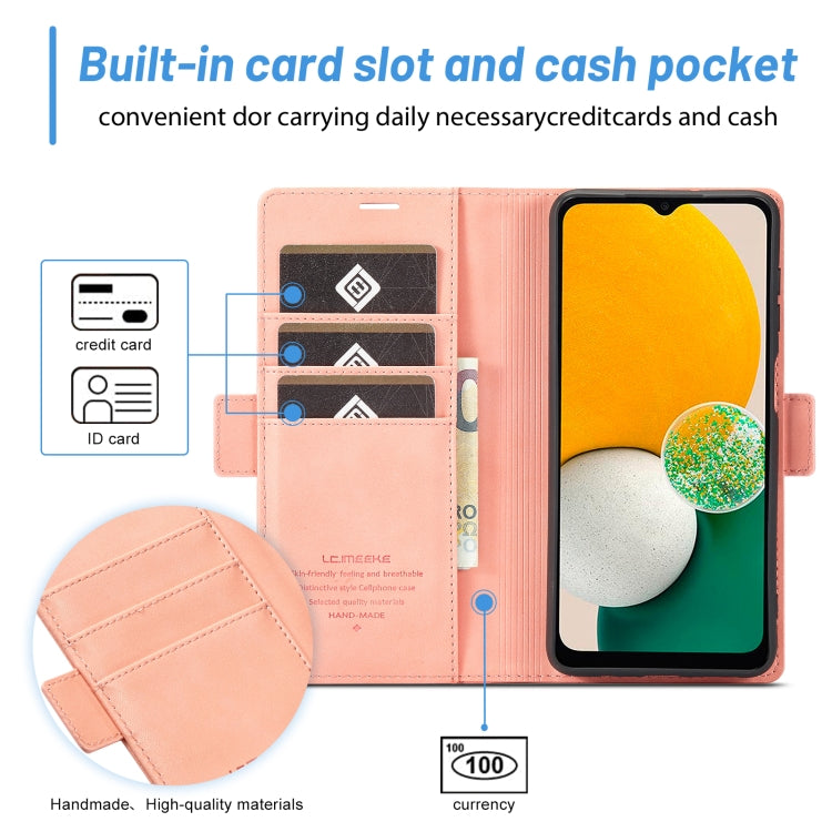 For Samsung Galaxy A34 5G LC.IMEEKE Skin-friendly Card Slots Leather Phone Case