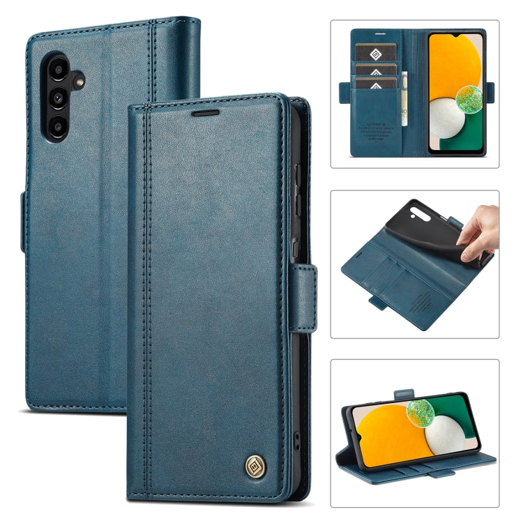 For Samsung Galaxy A34 5G LC.IMEEKE Skin-friendly Card Slots Leather Phone Case